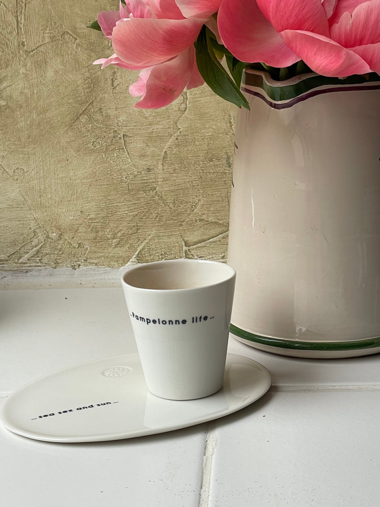 Tasse expresso porcelaine Pampelonne life