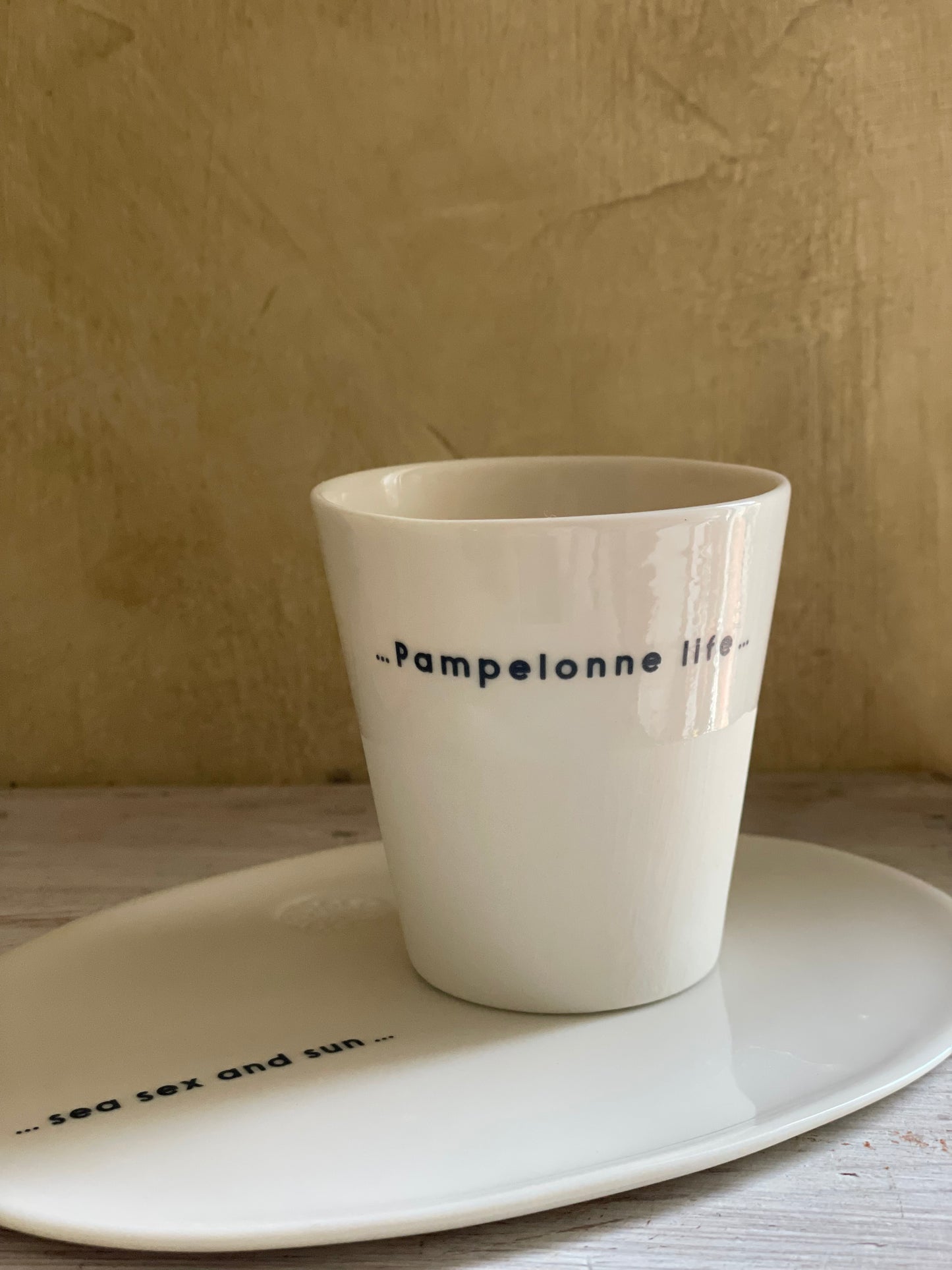 Tasse expresso porcelaine Pampelonne life