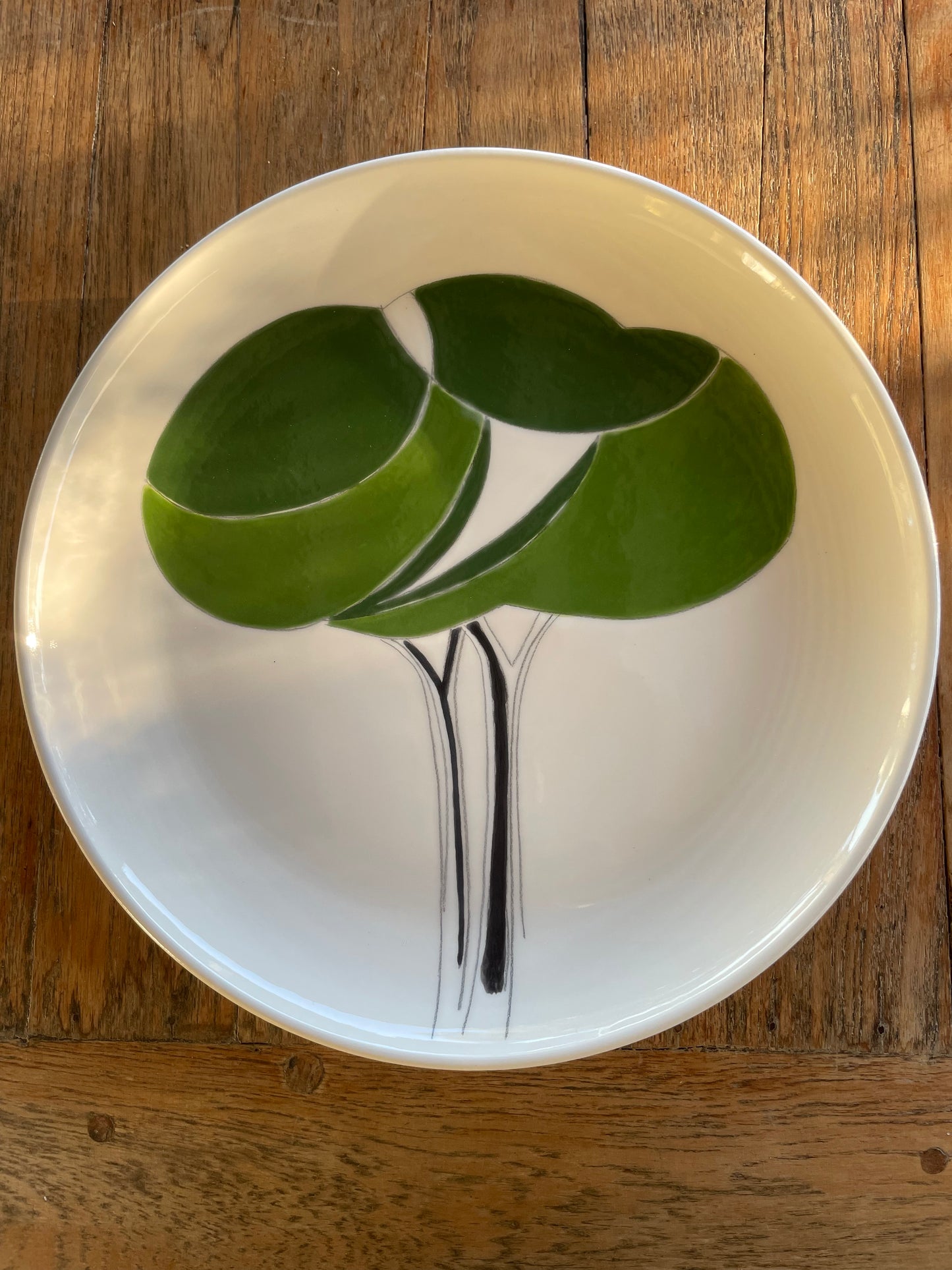 Grande Assiette de présentation Pin Parasol